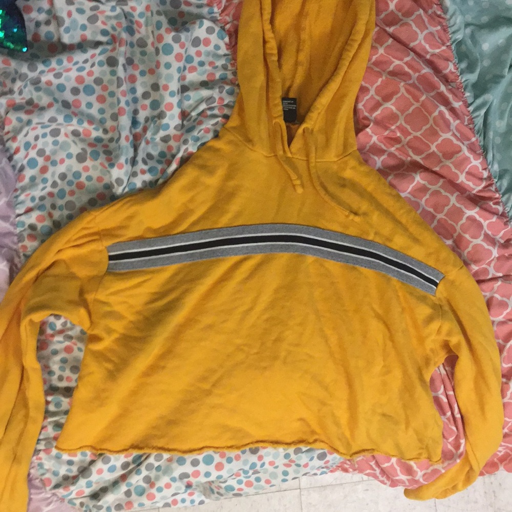 Crop top hoodie *has been worn